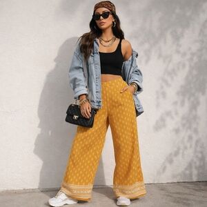 Sage the Label Boho Wide Leg Pants Womens XS